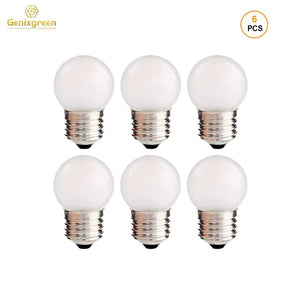 G40 Frosted Mini Globe LED Bulbs 1.5W E26 E27, Warm White 2700K or Cool White 6000K - Hans Lumiere