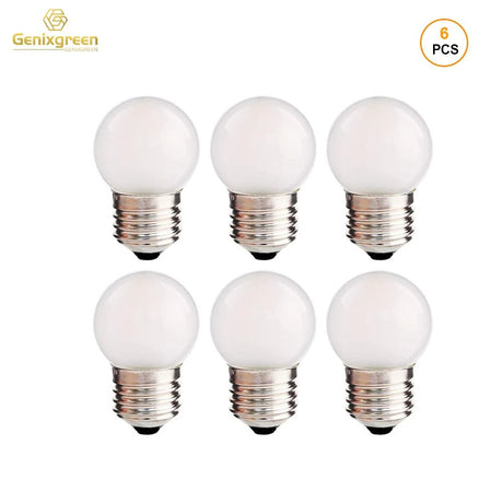 G40 Frosted Mini Globe LED Bulbs 1.5W E26 E27, Warm White 2700K or Cool White 6000K - Hans Lumiere