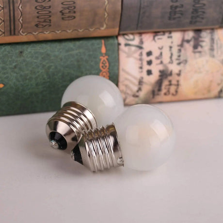 G40 Frosted Mini Globe LED Bulbs 1.5W E26 E27, Warm White 2700K or Cool White 6000K - Hans Lumiere