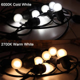 G40 Frosted Mini Globe LED Bulbs 1.5W E26 E27, Warm White 2700K or Cool White 6000K - Hans Lumiere