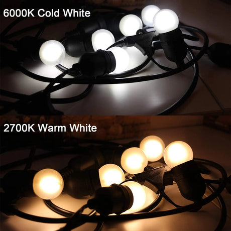 G40 Frosted Mini Globe LED Bulbs 1.5W E26 E27, Warm White 2700K or Cool White 6000K - Hans Lumiere