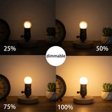 G40 Milky Glass Globe LED Filament Bulbs B22 Bayonet 1.5W 2700K, 2 or 6 Pack - Hans Lumiere