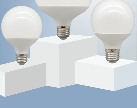 G80 G95 G125 Milky Globe LED Bulbs E27 10W 15W 18W, Warm Neutral or Cool White, 1-5 Pack - Hans Lumiere