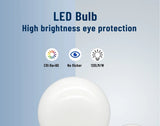 G80 G95 G125 Milky Globe LED Bulbs E27 10W 15W 18W, Warm Neutral or Cool White, 1-5 Pack - Hans Lumiere
