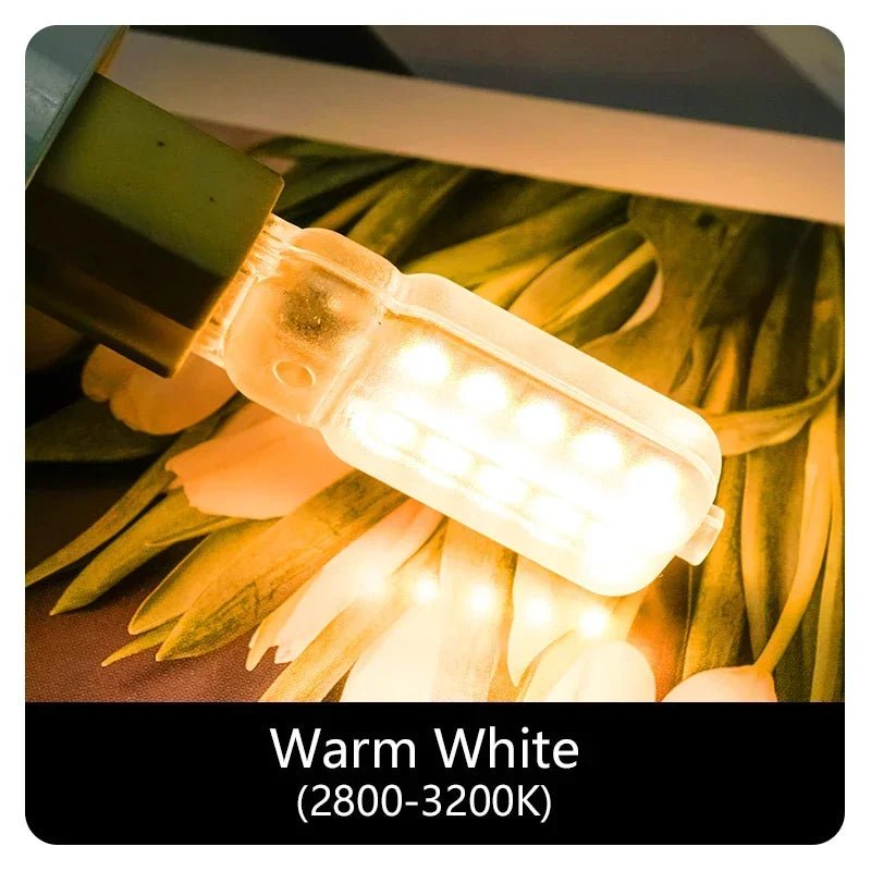 G9 LED Bulbs 3W 5W 7W 220V, Halogen Replacement for Crystal Chandeliers, 10 Pack - Hans Lumiere