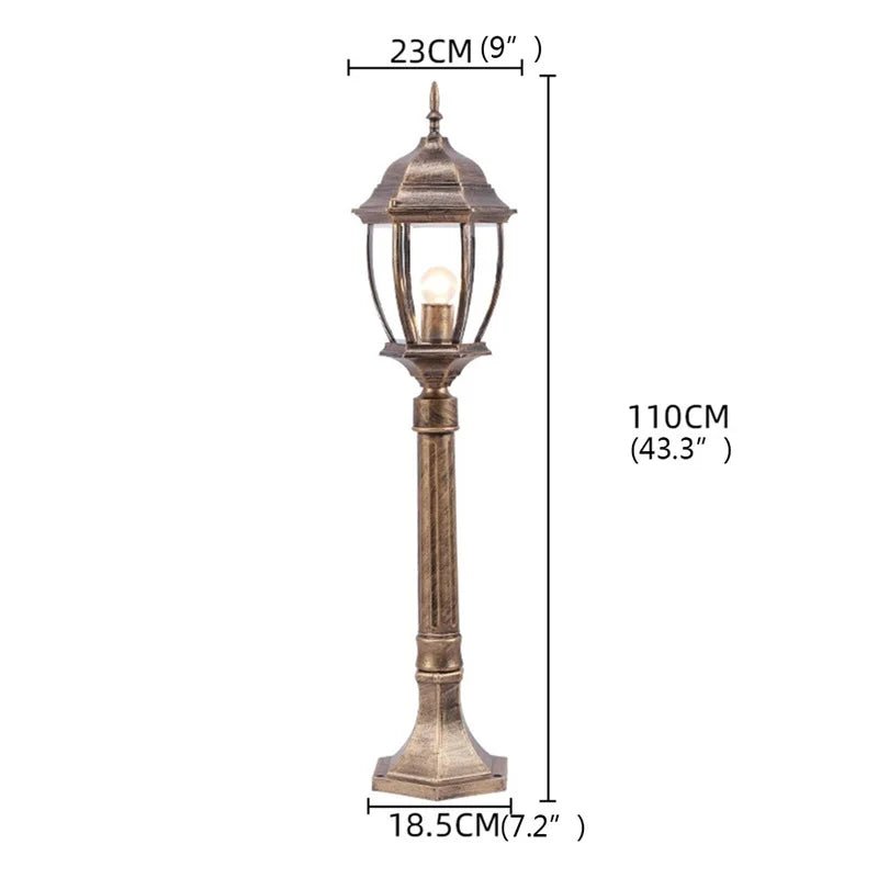 Garden Retro Outdoor Lawn Light - Hans Lumiere