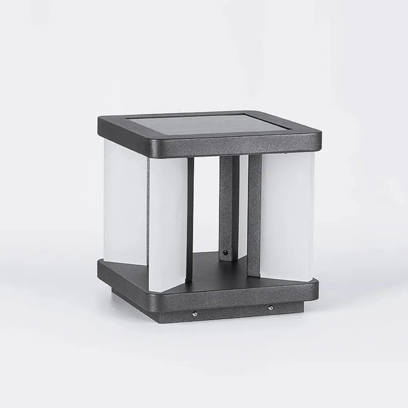 Garden Square Courtyard Solar LED Lawn Lamp - Hans Lumiere