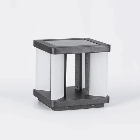 Garden Square Courtyard Solar LED Lawn Lamp - Hans Lumiere