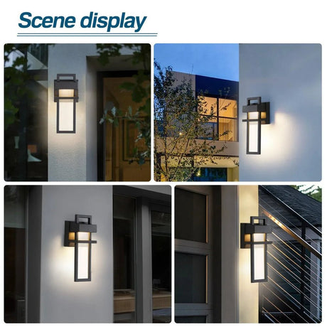 Geometric IP65 Waterproof Outdoor Wall Light - Hans Lumiere