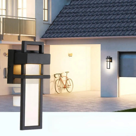 Geometric IP65 Waterproof Outdoor Wall Light - Hans Lumiere