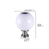 Globe Shade Waterproof Pillar Post LED Lamp - Hans Lumiere