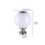 Globe Shade Waterproof Pillar Post LED Lamp - Hans Lumiere