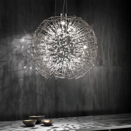 Gold Or Black Crystal Luxury LED Chandelier Pendant Lamp - Hans Lumiere