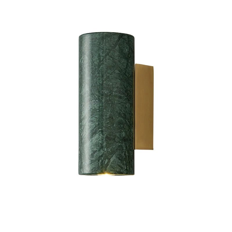 Green Marble Wall Sconce – Nordic Luxury Wall Light - Hans Lumiere