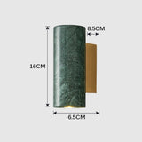 Green Marble Wall Sconce – Nordic Luxury Wall Light - Hans Lumiere