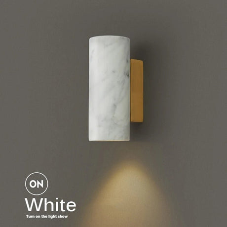 Green Marble Wall Sconce – Nordic Luxury Wall Light - Hans Lumiere