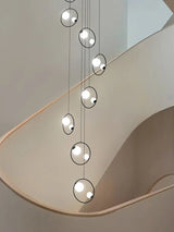 Hall Chandelier Staircase Modern Suspension Luster - Hans Lumiere