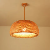 Hand Knitted Bamboo Pendant Lamp - Hans Lumiere