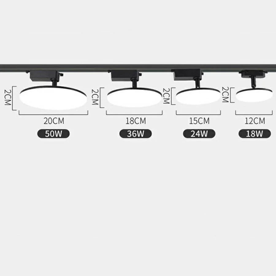 High Brightness Aluminum LED Track Light - Hans Lumiere