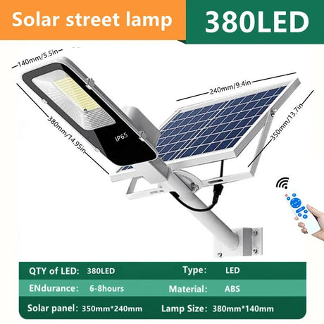 High Brightness Solar Street Light – Waterproof Dusk to Dawn LED - Hans Lumiere