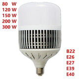 High Power LED Globe Bulb 80W to 300W, E26 E27 E39 E40 B22, for Warehouses & Workshops - Hans Lumiere