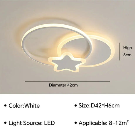 Home Decor Modern LED Ceiling Lamp - Hans Lumiere