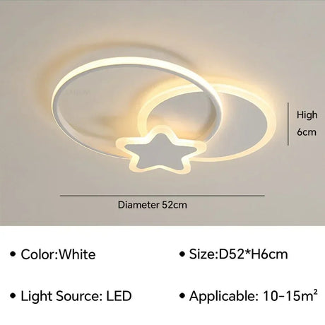 Home Decor Modern LED Ceiling Lamp - Hans Lumiere