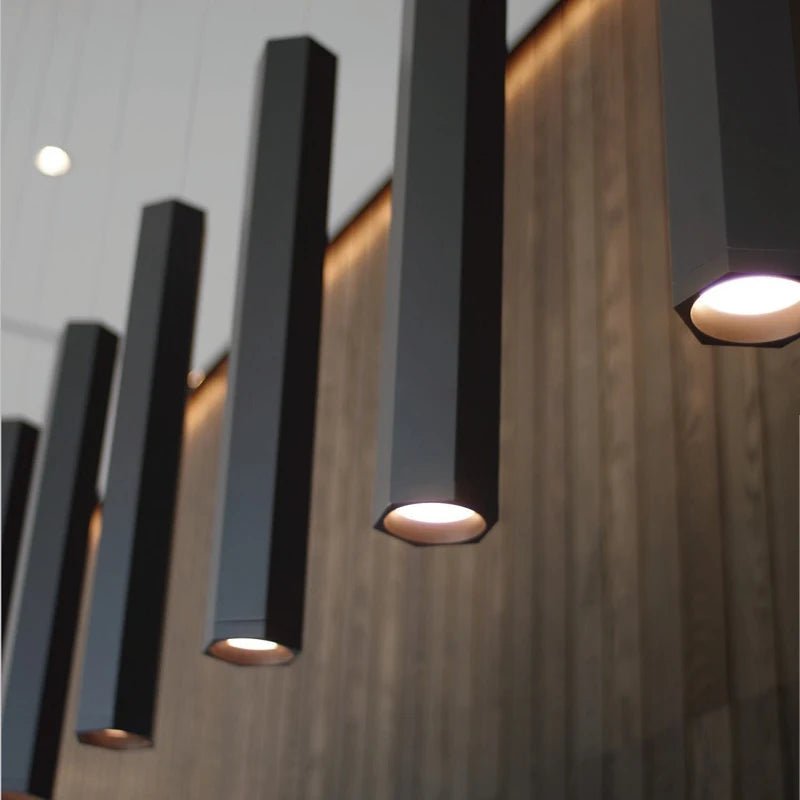 Industrial Aluminum Pendant Light for Bar and Dining Room - Hans Lumiere