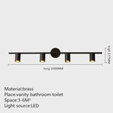 Industrial Brass Copper Mirror LED Spot Light - Hans Lumiere