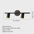 Industrial Brass Copper Mirror LED Spot Light - Hans Lumiere