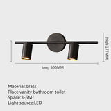 Industrial Brass Copper Mirror LED Spot Light - Hans Lumiere