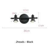 Industrial Brass Copper Mirror LED Spot Light - Hans Lumiere