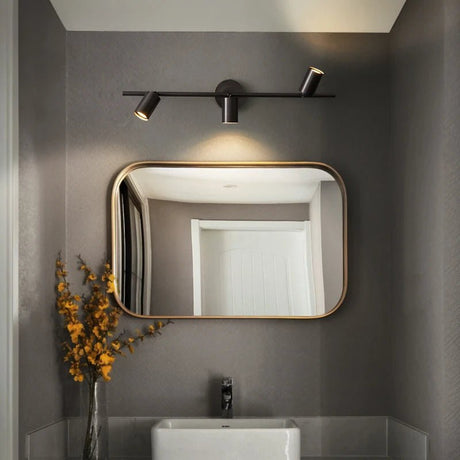 Industrial Brass Copper Mirror LED Spot Light - Hans Lumiere