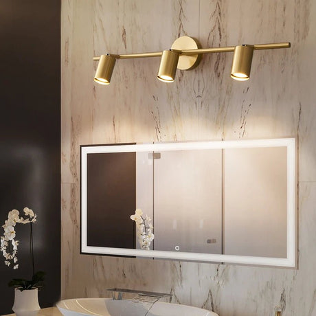Industrial Brass Copper Mirror LED Spot Light - Hans Lumiere