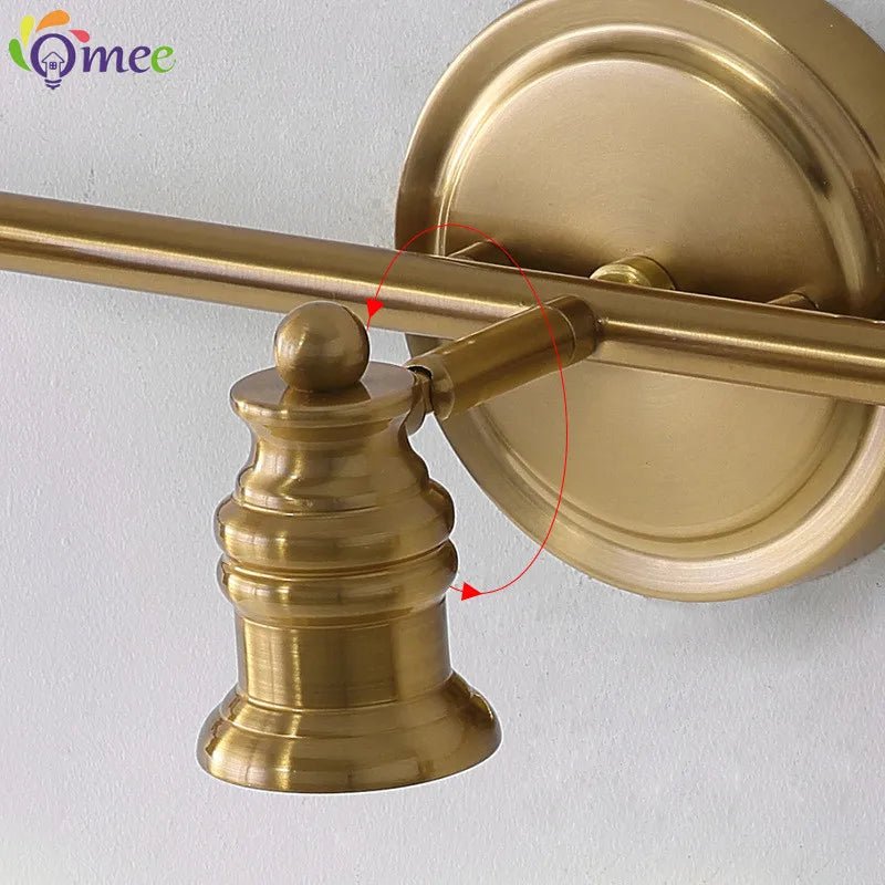 Industrial Brass Copper Mirror LED Spot Light - Hans Lumiere