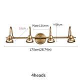 Industrial Brass Copper Mirror LED Spot Light - Hans Lumiere