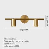 Industrial Brass Copper Mirror LED Spot Light - Hans Lumiere