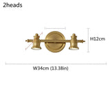 Industrial Brass Copper Mirror LED Spot Light - Hans Lumiere