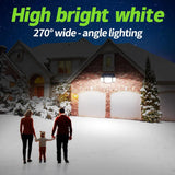 Intelamp Solar Security Flood Light – Dual Motion Sensor, 270° Wide Angle - Hans Lumiere