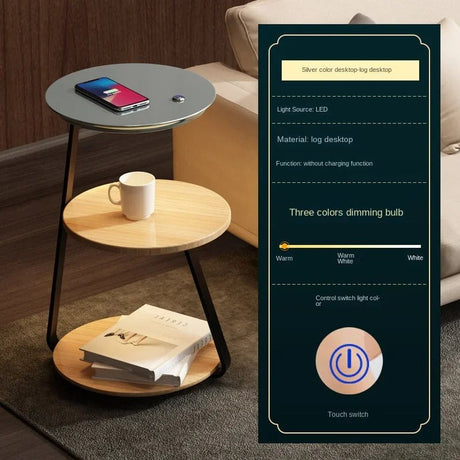 Intelligent Wireless Charging Coffee Table Lamp - Hans Lumiere