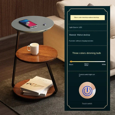 Intelligent Wireless Charging Coffee Table Lamp - Hans Lumiere
