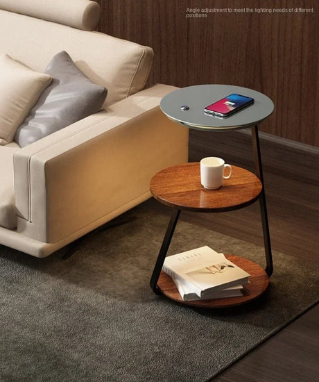 Intelligent Wireless Charging Coffee Table Lamp - Hans Lumiere