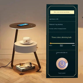 Intelligent Wireless Charging Coffee Table Lamp - Hans Lumiere