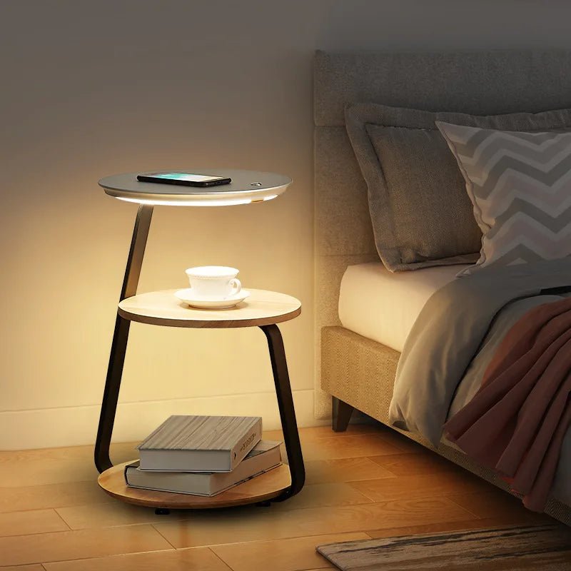 Intelligent Wireless Charging Coffee Table Lamp - Hans Lumiere