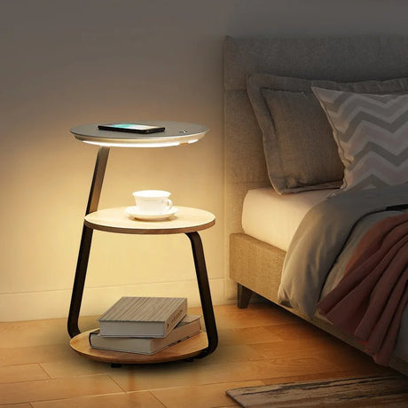 Intelligent Wireless Charging Coffee Table Lamp - Hans Lumiere