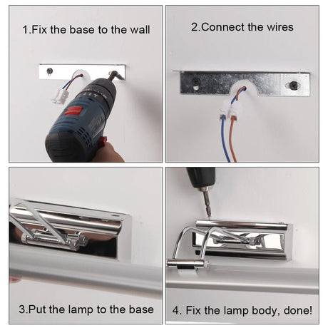 Interior Wall Light Waterproof Bathroom Light Fixture - Hans Lumiere