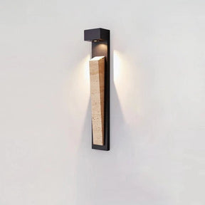 IP65 Waterproof Outdoor Wall Light - Natural Stone Finish - Hans Lumiere