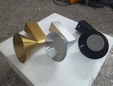 Italian Conical Aluminum Wall Sconce – Modern Bedside & Corridor Light - Hans Lumiere