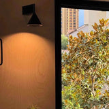 Italian Conical Aluminum Wall Sconce – Modern Bedside & Corridor Light - Hans Lumiere