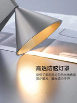 Italian Conical Aluminum Wall Sconce – Modern Bedside & Corridor Light - Hans Lumiere